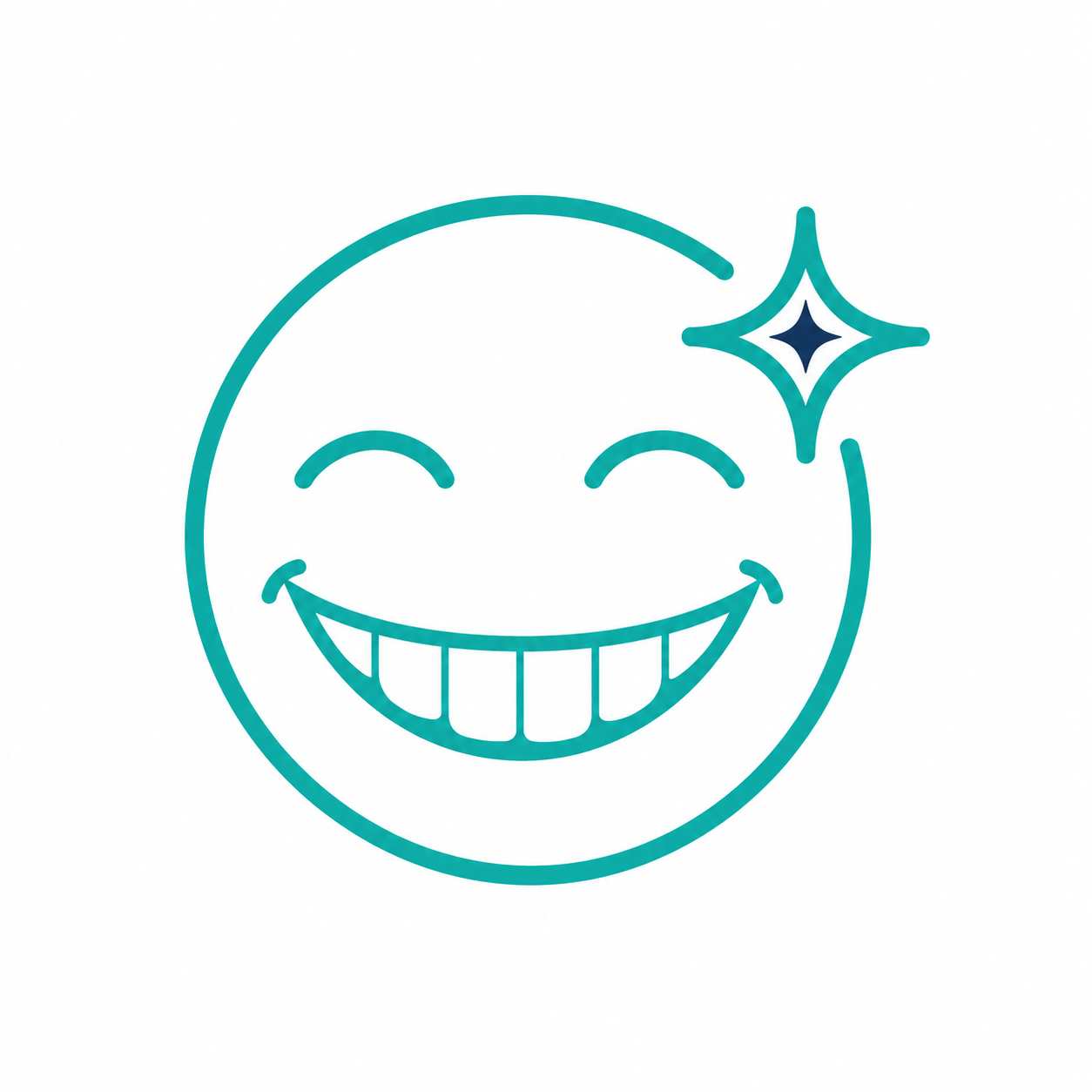Smile confidence icon