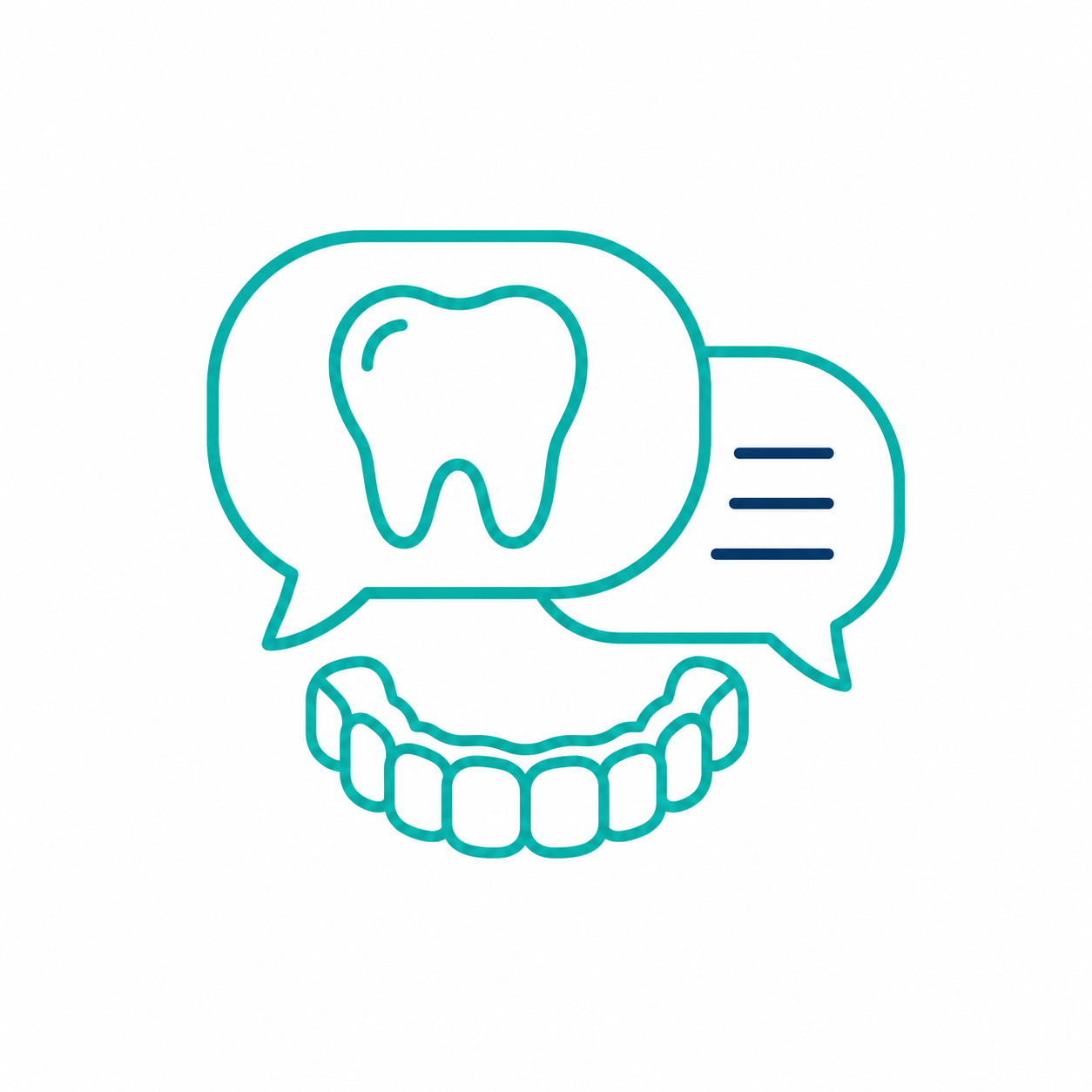 Clear aligner option icon