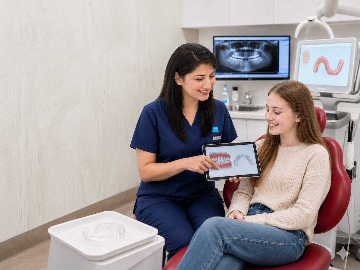Braces and clear aligner consultation at Lara Dental Prime